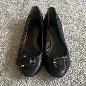 Burberry | Brown Quilted Flats